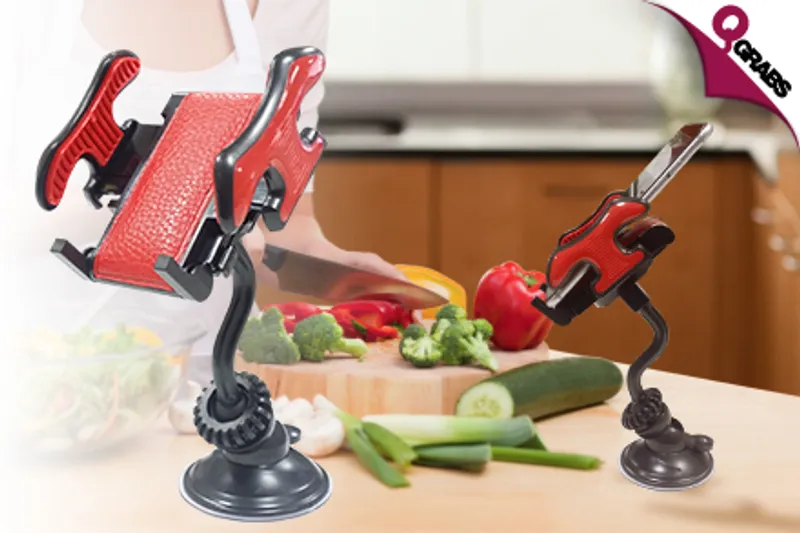 From QR25 Grab a Universal Device Holder for Your Car with a Flexible Stand & Rotating Holder! (Up to QR100 Value)